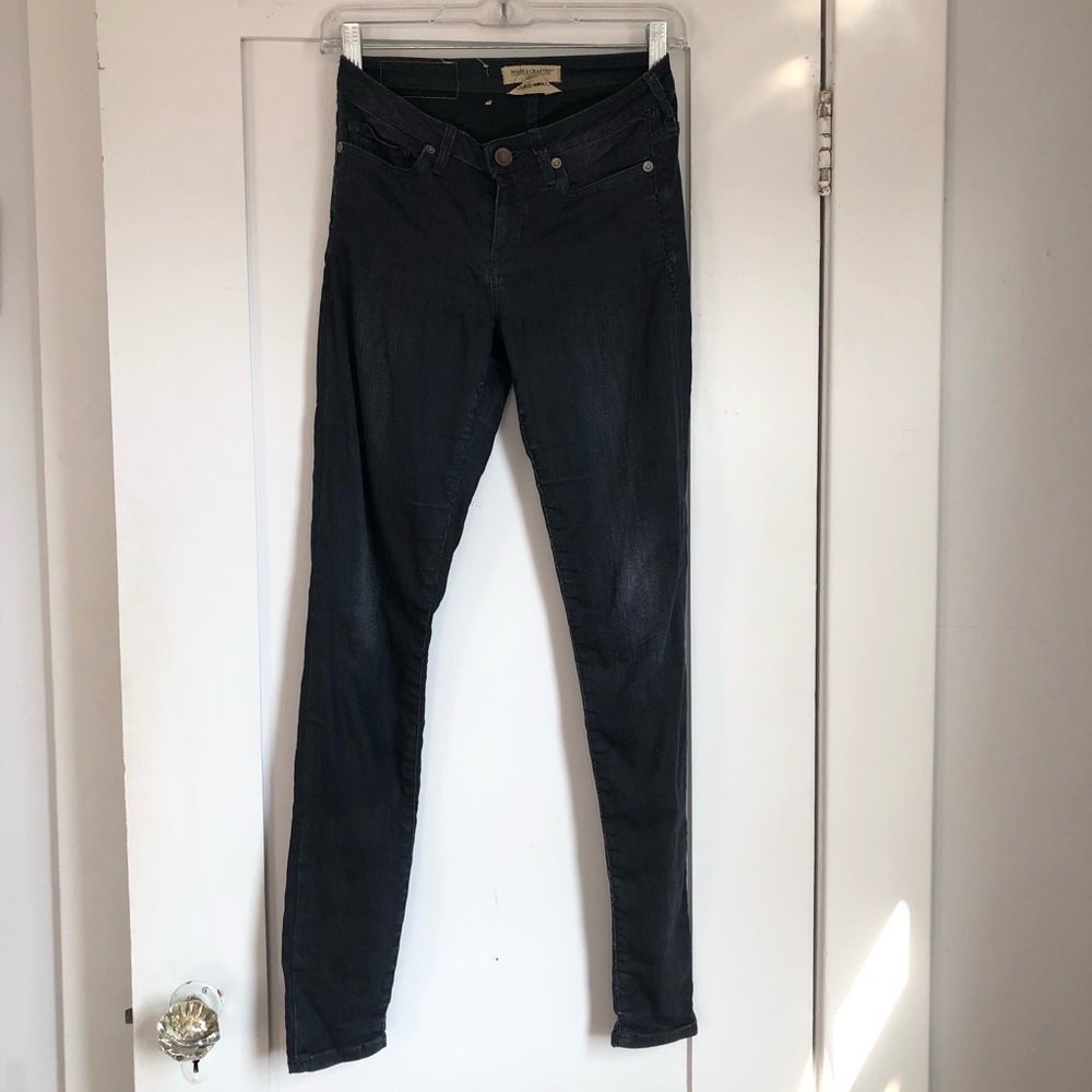 Levi’s Made & Crafted Faded Black Skinny Jeans
